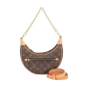 Louis Vuitton Loop Monogram Shoulder Bag Canvas Brown